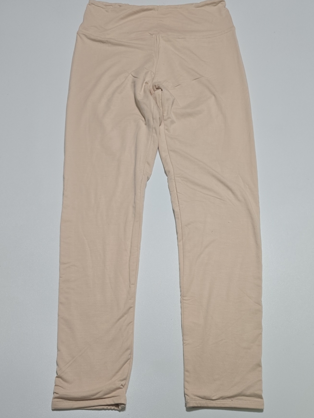 Naked Wardrobe Cream Leggings Size XL